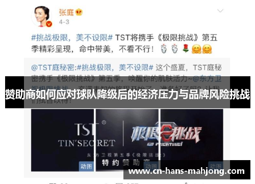 赞助商如何应对球队降级后的经济压力与品牌风险挑战
